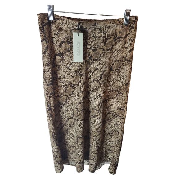Rachel Zoe Python Print Elastic Waist Skirt, NWT, Size 2 - Picture 1 of 6